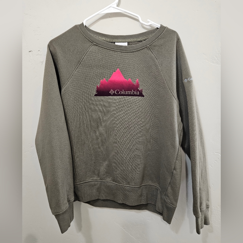 Columbia Hart Mountain Crew Gradient Peak Sweatshirt - M